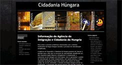 Desktop Screenshot of cidadaniahungara.com.br